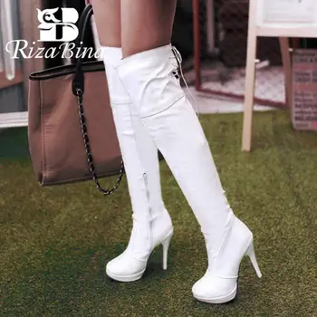 RIZABINA Pu Leather Fashion 2020 New Arrival Over The Knee Boots Zipper Winter Platform Boots Shoes Women Footwear Size 33-43
RIZABINA Pu Leather Fashion 2020 New Arrival Over The Knee Boots Zipper Winter Platform Boots Shoes Women Footwear Size 33-43