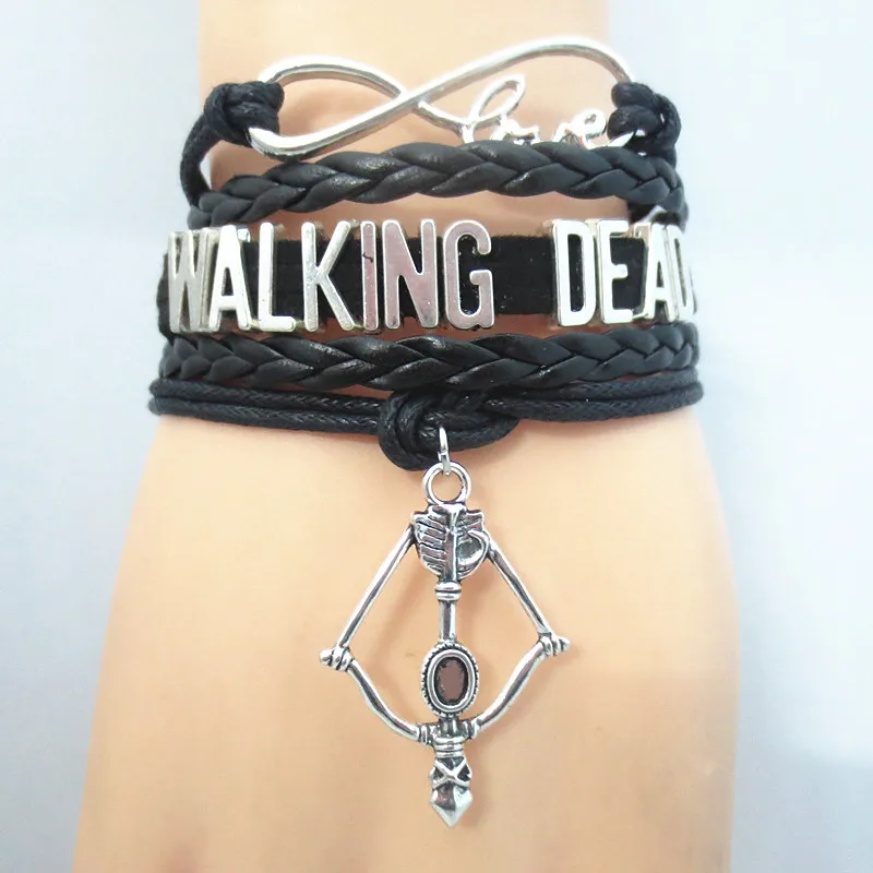 SANDEI fashion Infinity Love WALKING DEAD man Bracelet for women men Wristband friendship wrap Bracelets B09013
SANDEI fashion Infinity Love WALKING DEAD man Bracelet for women men Wristband friendship wrap Bracelets B09013