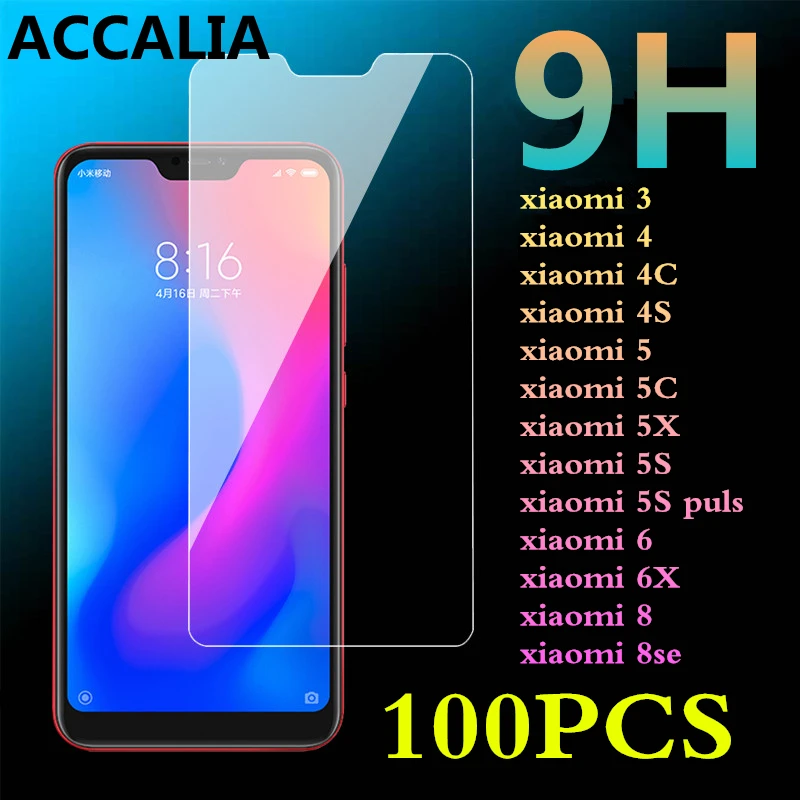 100Pcs 9H Tempered Glass for xiaomi 5 5C 5X 5S Puls Mi8 8se Mi 6 6X Film For Xiaomi 3 mi4 4C 4S 2.5D Phone Screen Protector Film
100Pcs 9H Tempered Glass for xiaomi 5 5C 5X 5S Puls Mi8 8se Mi 6 6X Film For Xiaomi 3 mi4 4C 4S 2.5D Phone Screen Protector Film