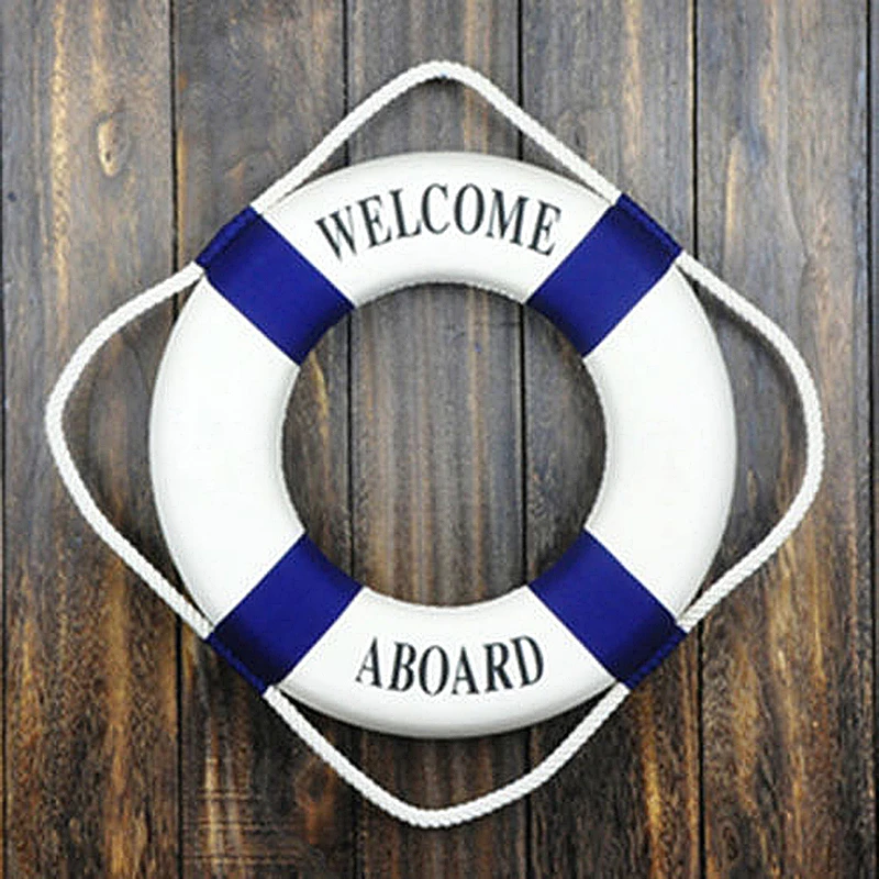 Mediterranean Style Family Adornment Life Buoy Crafts 3D Wall Sticker Room Decoration Life Ring Nautical Home Decor
Mediterranean Style Family Adornment Life Buoy Crafts 3D Wall Sticker Room Decoration Life Ring Nautical Home Decor