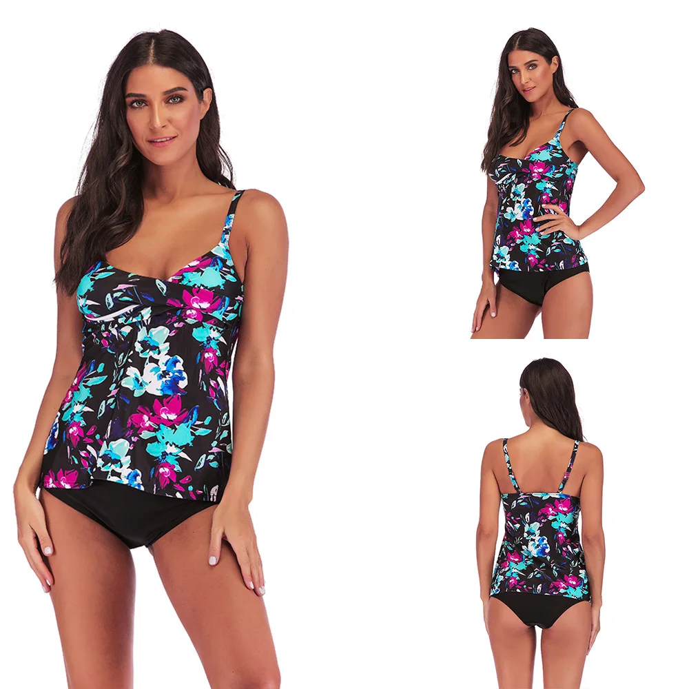 Plus Size Tankini Swimwear 2019 Floral Print Bodysuit Large Size Biquini Swimsuit Beach Swimming Suit S-5XL bikini Bikini set
Plus Size Tankini Swimwear 2019 Floral Print Bodysuit Large Size Biquini Swimsuit Beach Swimming Suit S-5XL bikini Bikini set
