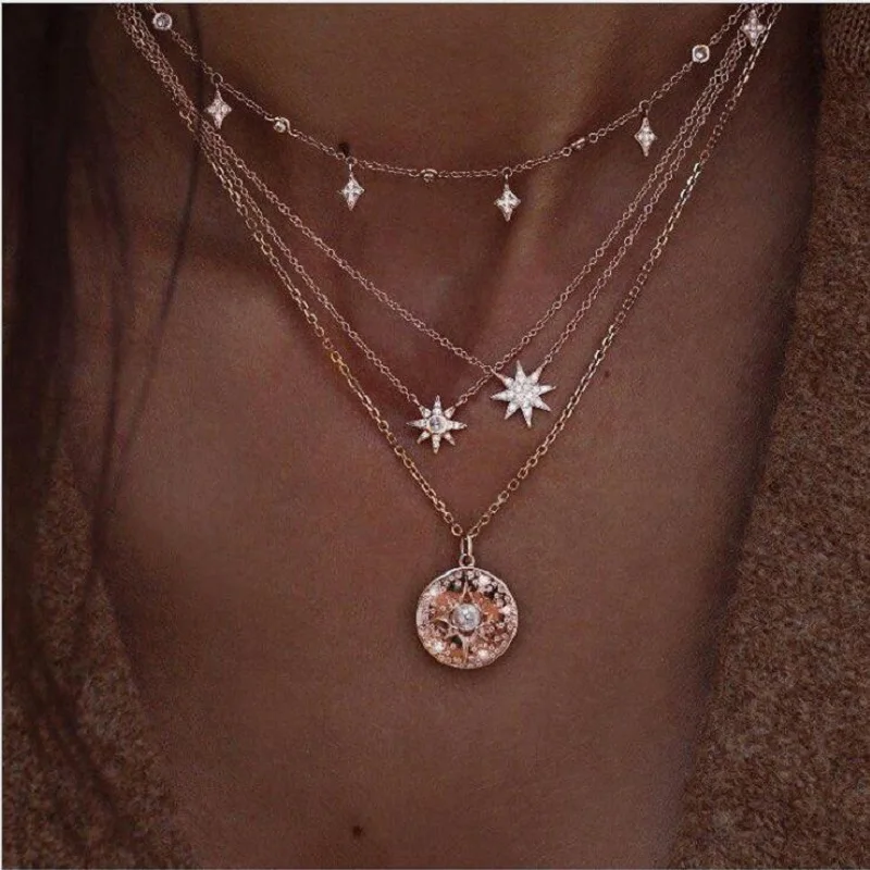 Find Me 2019 brand Fashion gold Color Boho Maxi Statement Necklace pendants star Punk Power collar Choker Necklace Women Jewelry
Find Me 2019 brand Fashion gold Color Boho Maxi Statement Necklace pendants star Punk Power collar Choker Necklace Women Jewelry