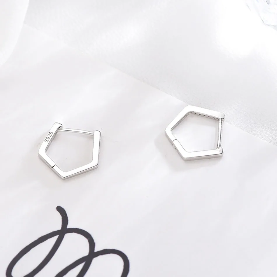 5Virgooer 925 Sterling Silver Earrings Sparkling CZ Clip Earrings For Women Girl Jewelry Gift Classic Pendientes Mujer Moda 2018 Ear Cuff