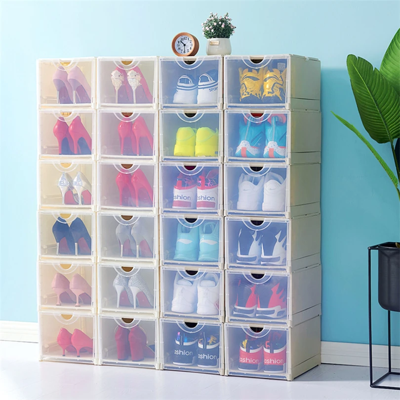 1PCS Eco-Friendly Shoe Storage Box Case Transparent Plastic Rectangle PP Organizer Thickened drawer Shoe Box Plastic Box
1PCS Eco-Friendly Shoe Storage Box Case Transparent Plastic Rectangle PP Organizer Thickened drawer Shoe Box Plastic Box