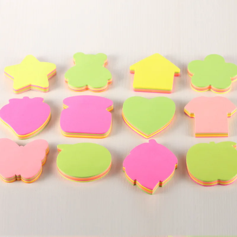 100pcs/Lot Multicolor Variety Shape Sticky Notes Post It Notes Bookmark Sticker Cute Kawaii Memo Pads
100pcs/Lot Multicolor Variety Shape Sticky Notes Post It Notes Bookmark Sticker Cute Kawaii Memo Pads