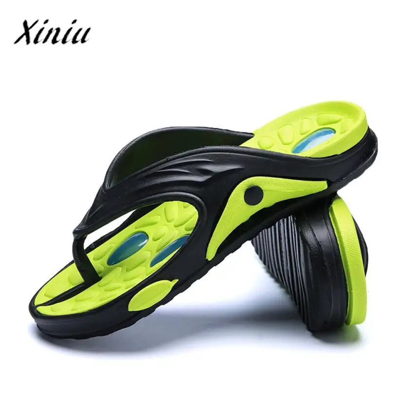 Men's Slippers Beach Flip Flops Shoes 40-45 Flip Flop Seaside Beach Flat Slides Soft Sandal Shoes EVA 3 Colors Chanclas Hombre
Men's Slippers Beach Flip Flops Shoes 40-45 Flip Flop Seaside Beach Flat Slides Soft Sandal Shoes EVA 3 Colors Chanclas Hombre
