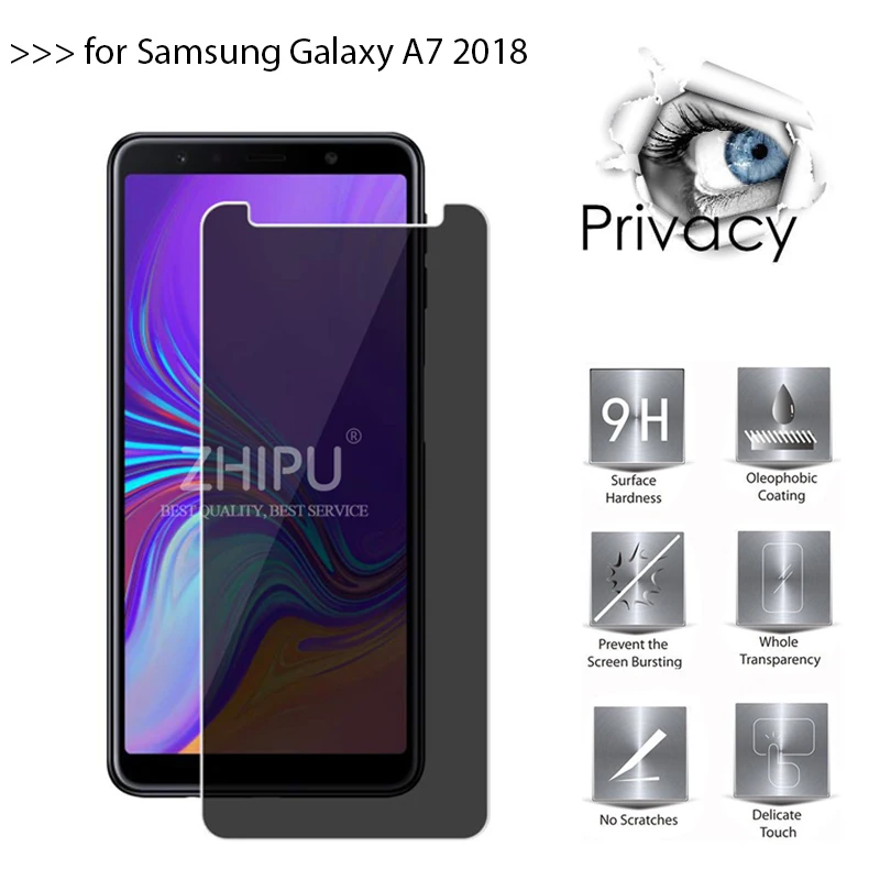 For Samsung Galaxy A7 (2018) 2.5D Arc Edge Anti-Spy Privacy Tempered Glass For Samsung Galaxy A7 (2018) Screen Protector Film
For Samsung Galaxy A7 (2018) 2.5D Arc Edge Anti-Spy Privacy Tempered Glass For Samsung Galaxy A7 (2018) Screen Protector Film