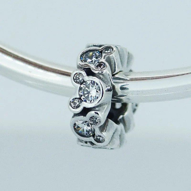 Authentic 925 Sterling Silver Mouse Around Spacer Charm Beads for Jewelry Making Fits Bracelet Charm DIY Jewelry Gifts for Women
Authentic 925 Sterling Silver Mouse Around Spacer Charm Beads for Jewelry Making Fits Bracelet Charm DIY Jewelry Gifts for Women