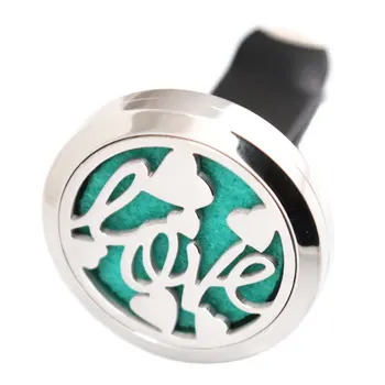 New Design Love 30mm Diffuser 316 Stainless Steel Car Aroma Locket Essential Oil Car Diffuser Locket Free 10Pcs Pads
New Design Love 30mm Diffuser 316 Stainless Steel Car Aroma Locket Essential Oil Car Diffuser Locket Free 10Pcs Pads