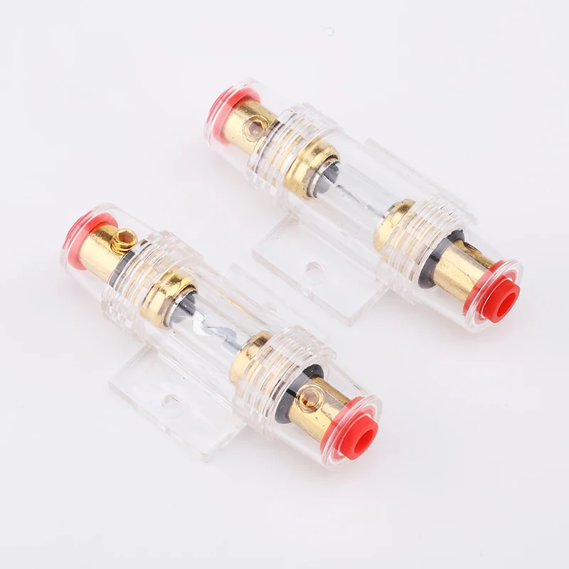 1pcs Pure Copper 60A Amplifier Fuse Holder Car audio conversion insurance 4/8 10 Gauge Wire 60A AMP Prevent Excessive Current
1pcs Pure Copper 60A Amplifier Fuse Holder Car audio conversion insurance 4/8 10 Gauge Wire 60A AMP Prevent Excessive Current