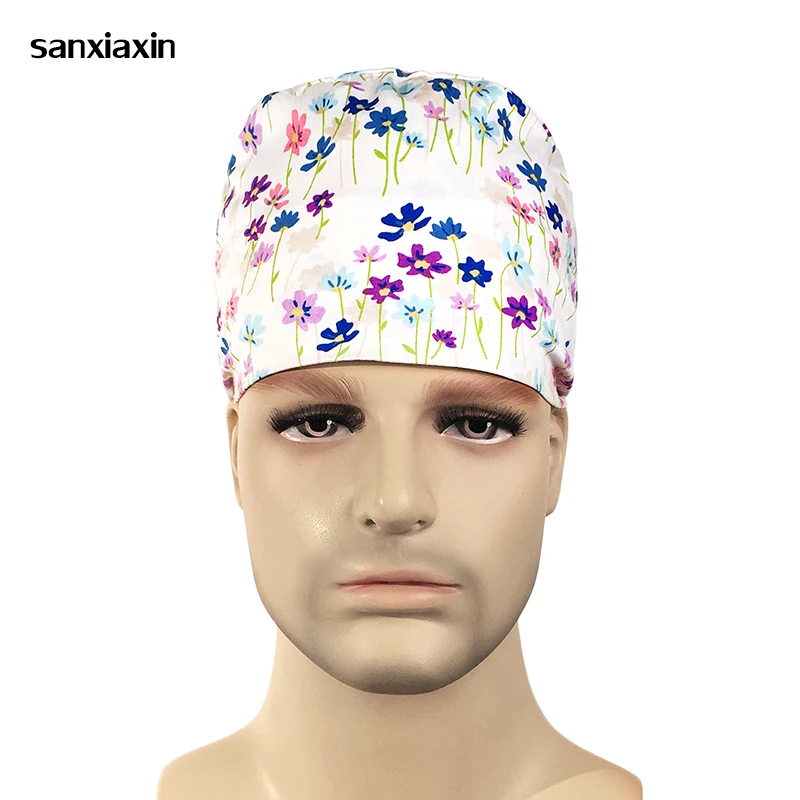 Surgical caps with sweatband medical caps scrub unisex doctors nurse working hat Adjustable floral print pharmacy doctor hat
Surgical caps with sweatband medical caps scrub unisex doctors nurse working hat Adjustable floral print pharmacy doctor hat