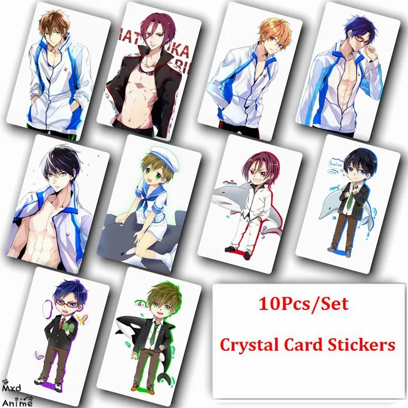 10Pcs/Set Free! Iwatobi Swim Club Haruka Crystal Card Stickers Anime Poster Photo Cards
10Pcs/Set Free! Iwatobi Swim Club Haruka Crystal Card Stickers Anime Poster Photo Cards
