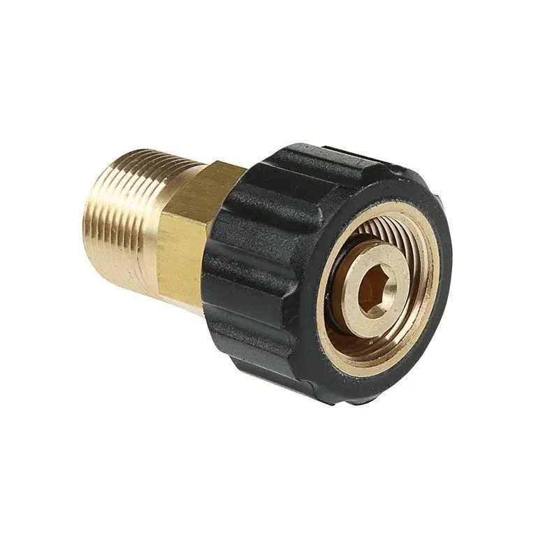 Pressure Washer Hose Couplings Screw Nipple M22 Male/15mm To M22 Female/14mm For Pressure Washer Hose Clean Tool
Pressure Washer Hose Couplings Screw Nipple M22 Male/15mm To M22 Female/14mm For Pressure Washer Hose Clean Tool
