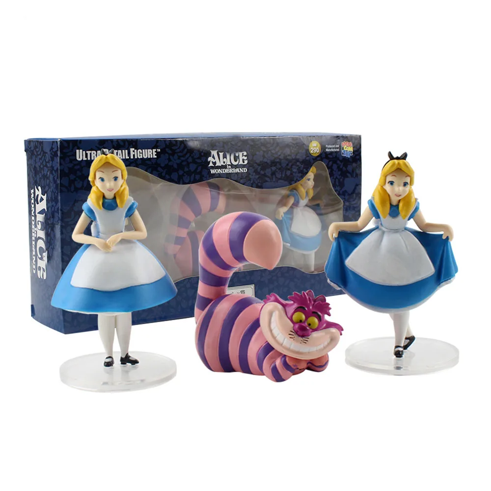 3pcs/lot Cheshire Cat Mini Decoration Figurine PVC Action Figure Collection Model Toys Dolls
3pcs/lot Cheshire Cat Mini Decoration Figurine PVC Action Figure Collection Model Toys Dolls
