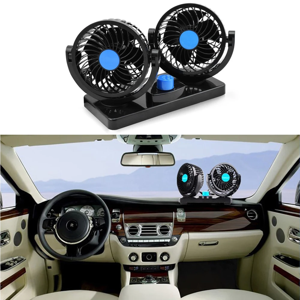 12V Electric Car Fan Air Circulator Fan 360 Degree Rotatable 2 Speed Car Auto Cooling for Van SUV RV Boat Auto Vehicles Golf
12V Electric Car Fan Air Circulator Fan 360 Degree Rotatable 2 Speed Car Auto Cooling for Van SUV RV Boat Auto Vehicles Golf