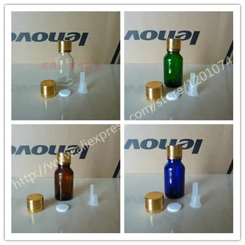 15ml clear/brown/green/blue shiny Glass Bottle With aluminum shiny gold cap(lines)+clear insert.Oil vial,for Essential Oil
15ml clear/brown/green/blue shiny Glass Bottle With aluminum shiny gold cap(lines)+clear insert.Oil vial,for Essential Oil