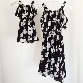 summer style mother daughter dresses mom and daughter dress