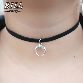 N2007 Velvet Suede Chokers Necklaces For Women Men Crescent Moon Geometric Pendant Necklace Collares Fashion Jewelry Bijoux
N2007 Velvet Suede Chokers Necklaces For Women Men Crescent Moon Geometric Pendant Necklace Collares Fashion Jewelry Bijoux