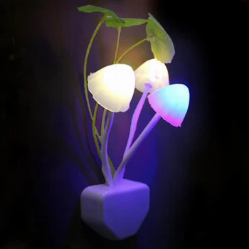 Z20Novelty Mushroom Fungus Night Light EU&US Plug Light Sensor AC110V-220V 3LED Colorful Mushroom Lamp Led Night Lights for baby
Z20Novelty Mushroom Fungus Night Light EU&US Plug Light Sensor AC110V-220V 3LED Colorful Mushroom Lamp Led Night Lights for baby