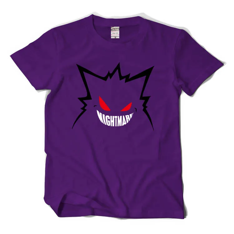 Pocket Monster T-shirt Game Gengar Magikarp tshirt Cotton Shortr-sleeve Loose Men womemn Tees tops
Pocket Monster T-shirt Game Gengar Magikarp tshirt Cotton Shortr-sleeve Loose Men womemn Tees tops
