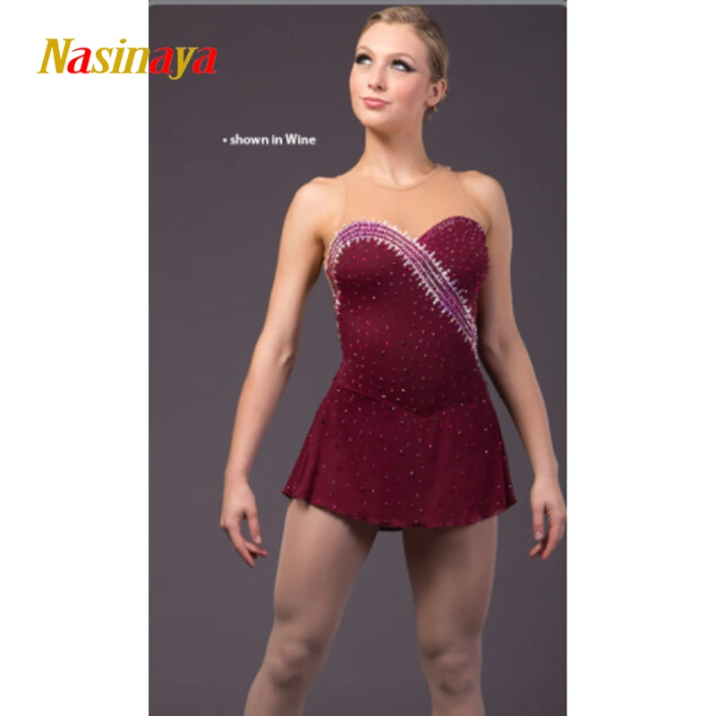 Nasinaya Figure Skating Dress Customized Competition Ice Skating Skirt for Girl Women Kids Patinaje Gymnastics Performance 318
Nasinaya Figure Skating Dress Customized Competition Ice Skating Skirt for Girl Women Kids Patinaje Gymnastics Performance 318