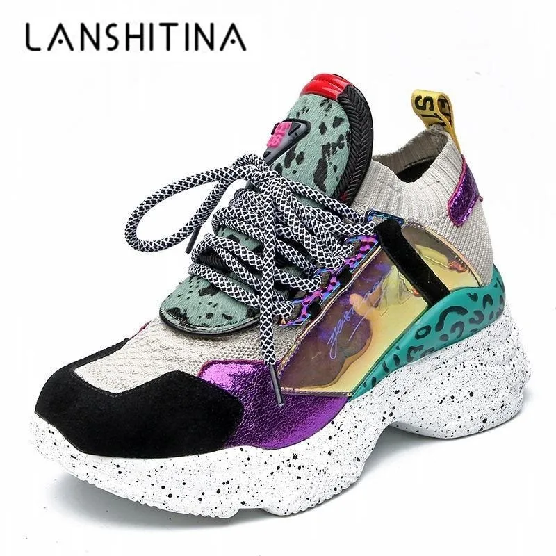 2019 New Autumn Sneakers Women Platform White Sneakers 7.5CM Wedge Heels Shoes Casual Flats Breathable Soft Woman Chunky Shoes
2019 New Autumn Sneakers Women Platform White Sneakers 7.5CM Wedge Heels Shoes Casual Flats Breathable Soft Woman Chunky Shoes