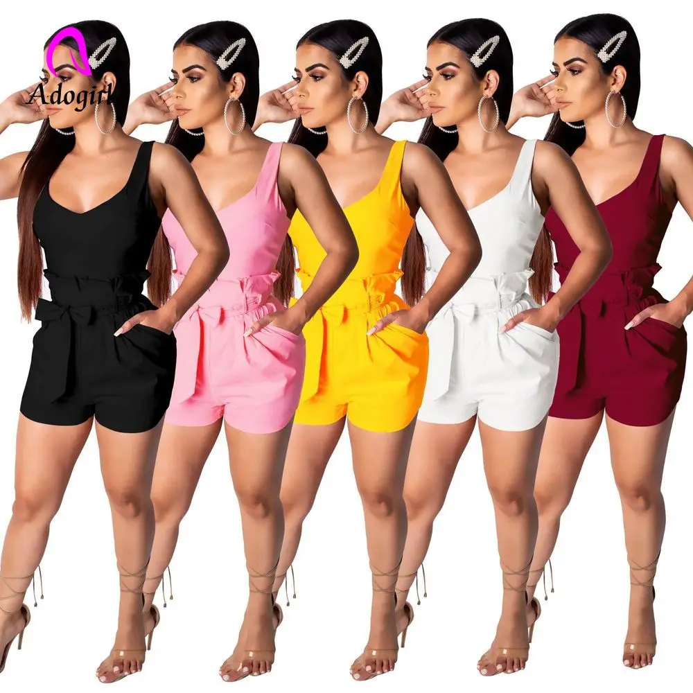 Adogirl Elegant Cotton Belt Tie Women Playsuits Rompers Casual Beach Summer 2019 Romper Female Short Jumpsuits Romper Overalls
Adogirl Elegant Cotton Belt Tie Women Playsuits Rompers Casual Beach Summer 2019 Romper Female Short Jumpsuits Romper Overalls