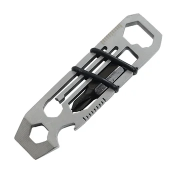 6 In 1 EDC Gadget Outdoor Tools Camping Supplies Bottle Opener Multi Key Chain Spanner Multi-functional Woodworking Tool
6 In 1 EDC Gadget Outdoor Tools Camping Supplies Bottle Opener Multi Key Chain Spanner Multi-functional Woodworking Tool