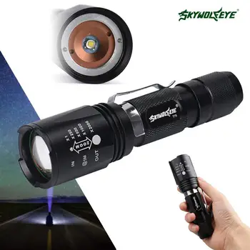 8000 Lumen Zoomable T6 LED Flashlight 5 Modes Portable 18650 Battery waterproof Aluminum Torch Focus Lamp For Cycling
8000 Lumen Zoomable T6 LED Flashlight 5 Modes Portable 18650 Battery waterproof Aluminum Torch Focus Lamp For Cycling