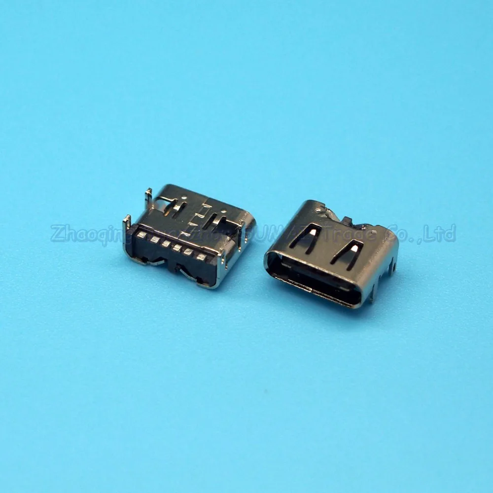 10 шт. USB3.1 type-c 2 0 короткая гнездовая розетка 6P SMT L = 6 8 | Электроника