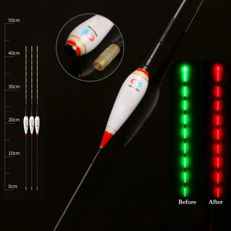 Smart Fishing LED Float Night Fishing Floats Led Light Automatically Remind Fishing Float With Button Batter smart led float 20
Smart Fishing LED Float Night Fishing Floats Led Light Automatically Remind Fishing Float With Button Batter smart led float 20