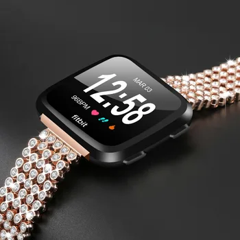 For Fitbit Versa Bands Women Men Fashion Luxury Crystal Rhinestone Metal stainless steel Replacement Bracelet Strap Wristbands
For Fitbit Versa Bands Women Men Fashion Luxury Crystal Rhinestone Metal stainless steel Replacement Bracelet Strap Wristbands