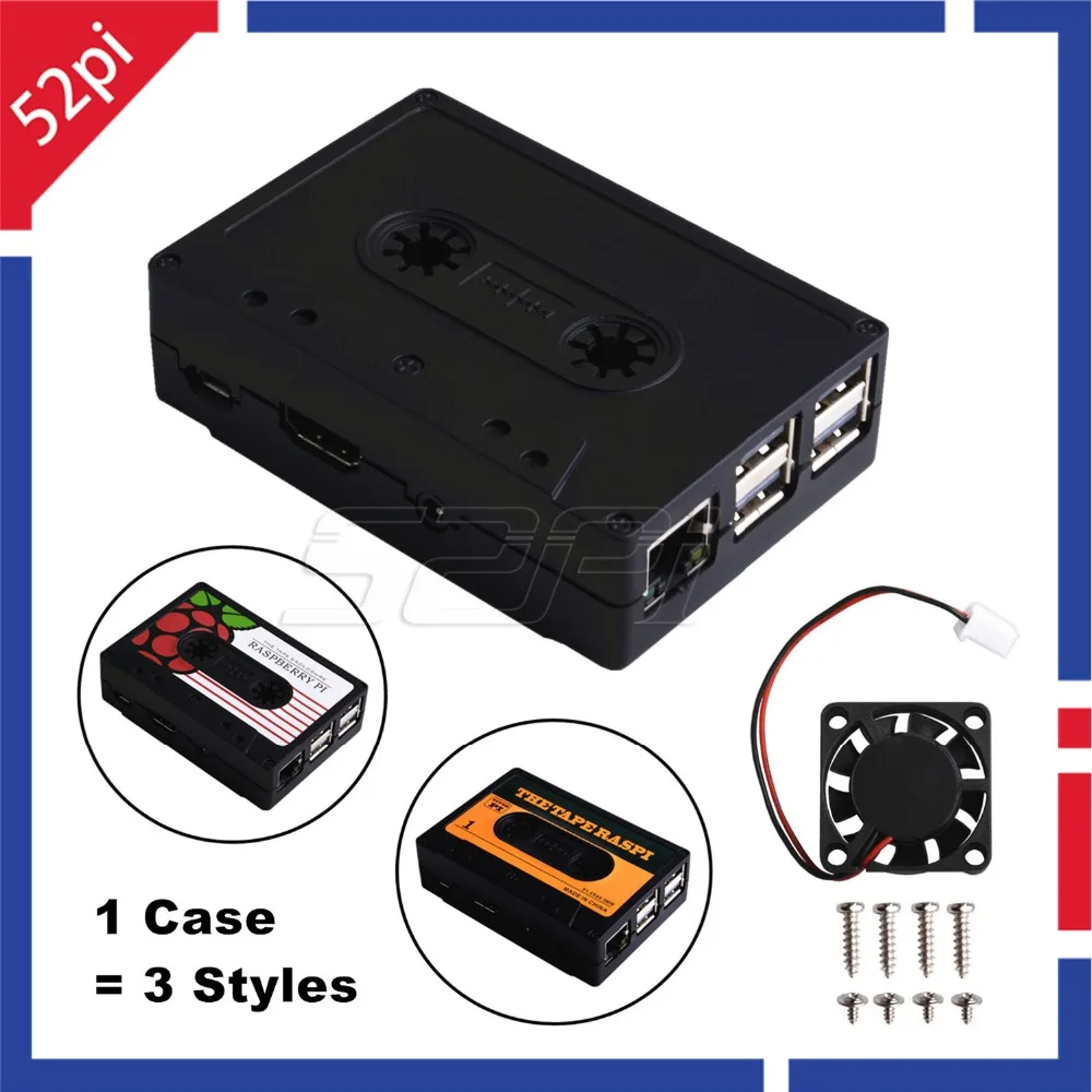 52Pi Original Black ABS Magnetic Tape Enclosure Shell Box Case for Raspberry Pi 3 B+ /3 B / 2 B / B Plus
52Pi Original Black ABS Magnetic Tape Enclosure Shell Box Case for Raspberry Pi 3 B+ /3 B / 2 B / B Plus