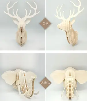 Robotime wooden 3D building model toy gift puzzle New Home decoration Wall Animal Head Unicorn deer Antelope cattle Elephant 1pc
Robotime wooden 3D building model toy gift puzzle New Home decoration Wall Animal Head Unicorn deer Antelope cattle Elephant 1pc