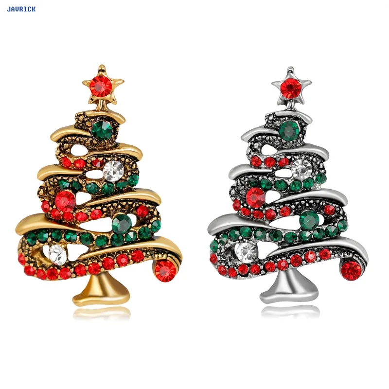 JAVRICK Christmas Brooch Pins Tree Corsage Rhinestone Charms New Year Ornaments Winter Jewelry Gift Exquisite Brooches
JAVRICK Christmas Brooch Pins Tree Corsage Rhinestone Charms New Year Ornaments Winter Jewelry Gift Exquisite Brooches