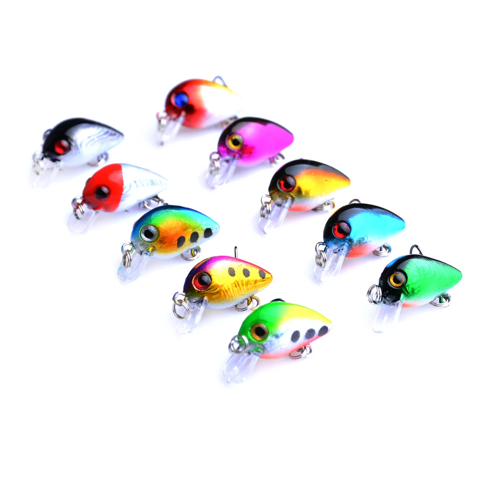 10PCS Crankbait Fishing Bait 3CM-1.5G-10# Hook Hard Bait Fishing Wobblers Fishing Tackle
10PCS Crankbait Fishing Bait 3CM-1.5G-10# Hook Hard Bait Fishing Wobblers Fishing Tackle