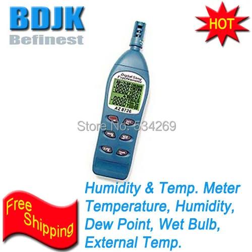 Digital Hygrometer / Professional Temperature and Humidity Tester with RS232 Interface
Digital Hygrometer / Professional Temperature and Humidity Tester with RS232 Interface