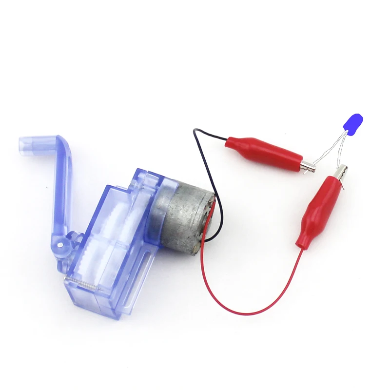 Hand Crank Generator DIY LED electric experiment Physical Science Experiments Popular Science Toys for student
Hand Crank Generator DIY LED electric experiment Physical Science Experiments Popular Science Toys for student