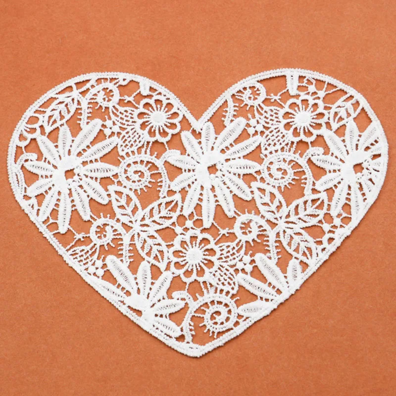 Craft Gold Silver Collar Venise White Love Heart-shaped Embroidered Applique Trim Decor Lace Neckline Collar Sew For Party Dress
Craft Gold Silver Collar Venise White Love Heart-shaped Embroidered Applique Trim Decor Lace Neckline Collar Sew For Party Dress