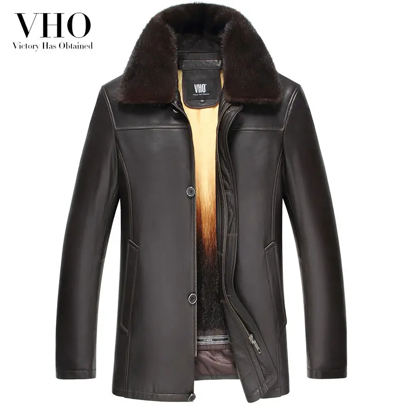 VHO winter brand real genuine leather jackets men long plus size loose casual real mink fur liner sheepskin luxury mink fur coat
VHO winter brand real genuine leather jackets men long plus size loose casual real mink fur liner sheepskin luxury mink fur coat