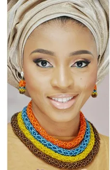 Fashionable African Beads Jewelry Sets Colorful Crystal Beads Jewelry Set Handmade Nigerian Wedding Necklace Jewelry Set AMJ547
Fashionable African Beads Jewelry Sets Colorful Crystal Beads Jewelry Set Handmade Nigerian Wedding Necklace Jewelry Set AMJ547