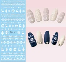 1 feuille mode ongles Art manucure eau décalcomanie décoration Design transfert d'eau autocollant pour ongles conseils beauté(China)