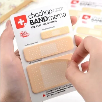 1Pc DIY Cute Band-aid Memo Pad Sticky Note Kawaii Paper Sticker Pads Note Creative Korean Stationery Office Supplies Student
1Pc DIY Cute Band-aid Memo Pad Sticky Note Kawaii Paper Sticker Pads Note Creative Korean Stationery Office Supplies Student