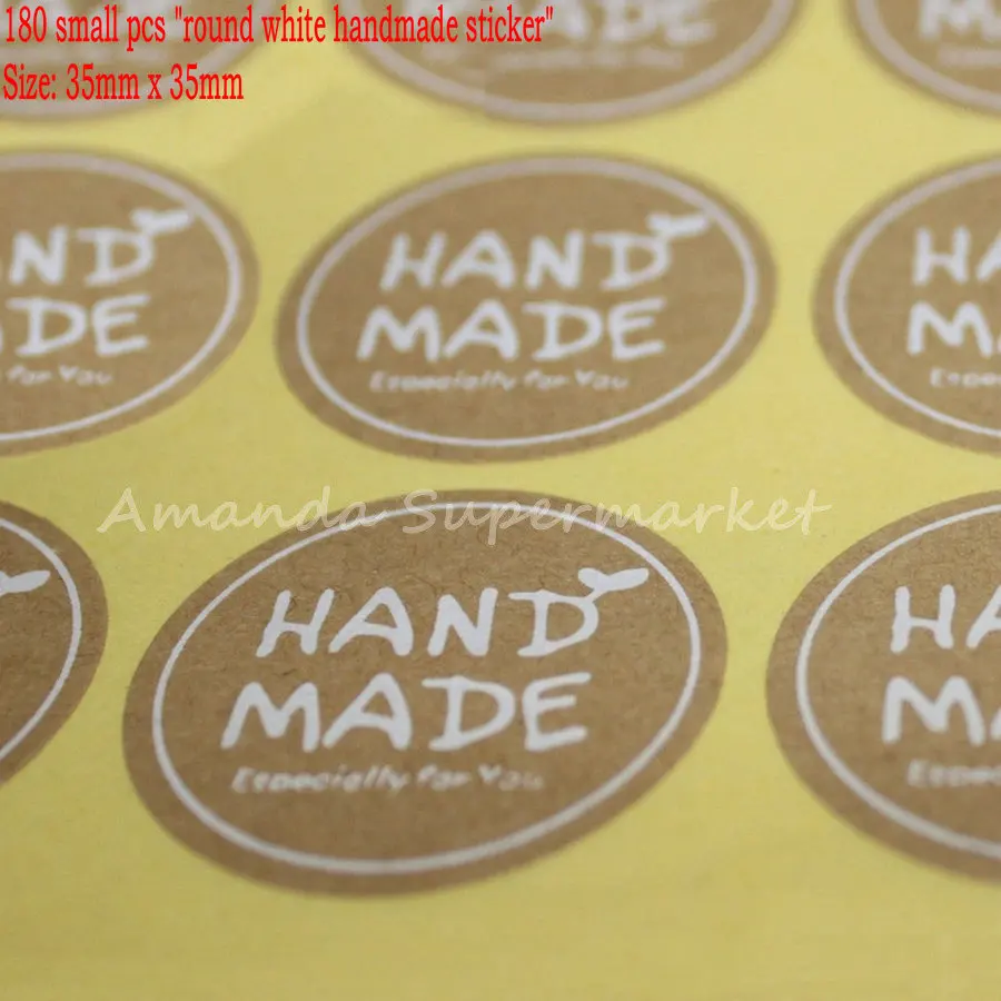 Lowest Price Hand Made Handmade Kraft Stickers Seals Label For Gift Box Craft Baking DIY Decals
Lowest Price Hand Made Handmade Kraft Stickers Seals Label For Gift Box Craft Baking DIY Decals