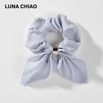 LUNA CHIAO Fashion Hair Accessories for Women Striped Fabric Bowknot Scrunchies with Scarf Elastic Hair Bands
LUNA CHIAO Fashion Hair Accessories for Women Striped Fabric Bowknot Scrunchies with Scarf Elastic Hair Bands