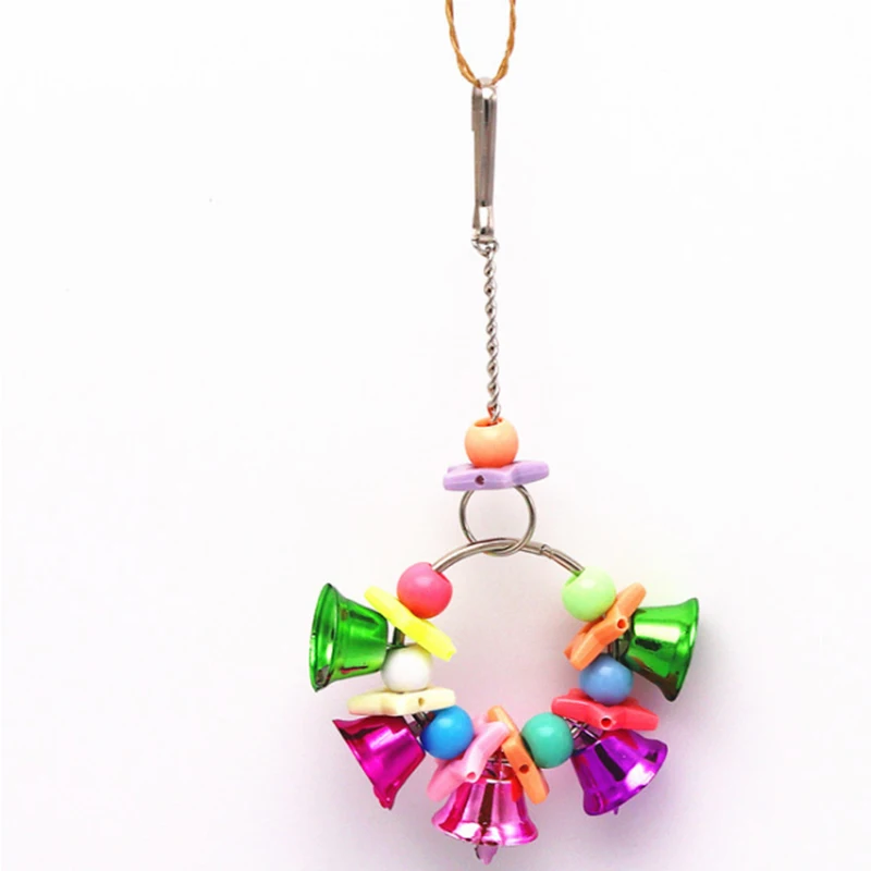 1pcs Parrot Bird Toy Acrylic Hanging Bell Cage Toys for Parrots Cockatiel Parakeet Pet Bird Climb Bird Cages Chewing Accessories
1pcs Parrot Bird Toy Acrylic Hanging Bell Cage Toys for Parrots Cockatiel Parakeet Pet Bird Climb Bird Cages Chewing Accessories