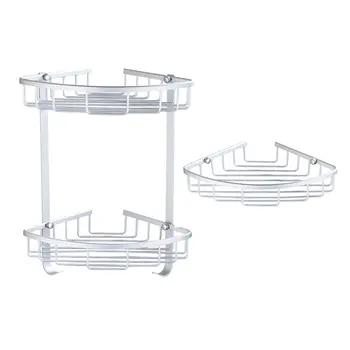 Shower Caddy Bathroom Corner Shelf Storage Basket Holder Decor Aluminum Storage etagere salle de bain murale repisa
Shower Caddy Bathroom Corner Shelf Storage Basket Holder Decor Aluminum Storage etagere salle de bain murale repisa