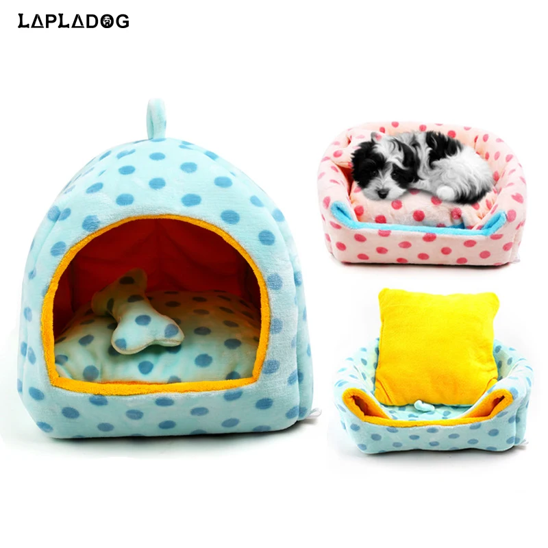 LAPLADOG 2 in 1 Warm Soft Dog Houses Cute Colorful Dot Dog Kennel Pet Winter Cushion Basketdog Bed For Small Medium Dogs
LAPLADOG 2 in 1 Warm Soft Dog Houses Cute Colorful Dot Dog Kennel Pet Winter Cushion Basketdog Bed For Small Medium Dogs