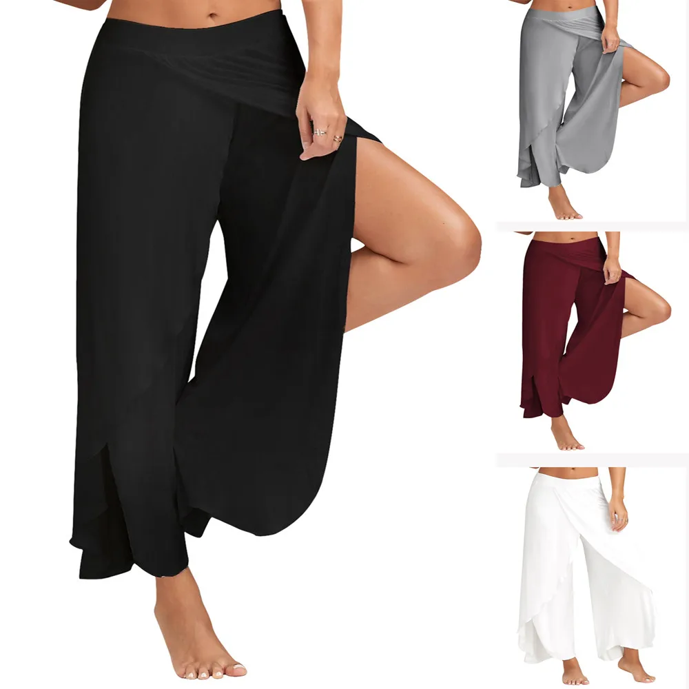 Women Sexy Waist Wide Leg Flowy Pants Casual Summer Energy Seamless Long Trousers Loose Fitness Casual Pants
Women Sexy Waist Wide Leg Flowy Pants Casual Summer Energy Seamless Long Trousers Loose Fitness Casual Pants