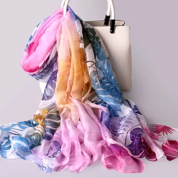 100% Silk Scarf Women 2019 Shawls and Wraps for Ladies Chiffon Print Hijab Muffler Stole Luxury Brand Silk Neckerchief Scarves
100% Silk Scarf Women 2019 Shawls and Wraps for Ladies Chiffon Print Hijab Muffler Stole Luxury Brand Silk Neckerchief Scarves